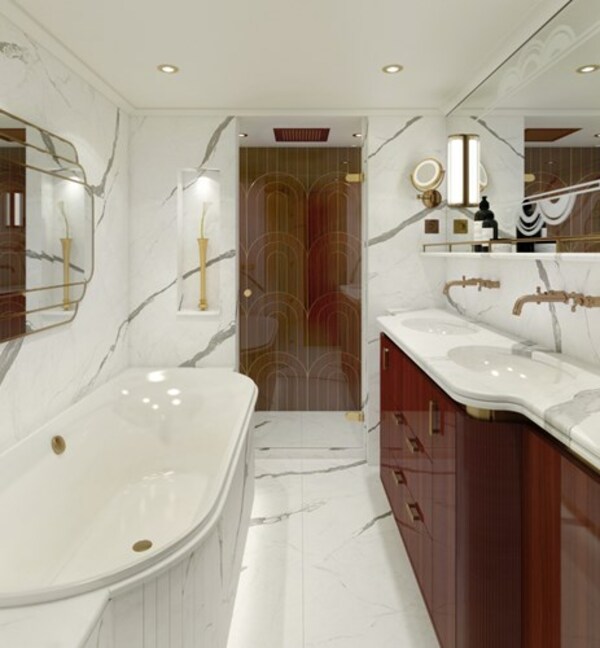 UNIWORLD Boutique River Cruises S.S Marlene Grand Suite Bathroom.jpeg